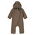 Barnvagnsoverall Woolly Merinoull/Fleece - Walnut Melange