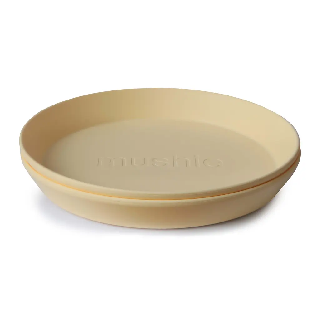 Dinner Plate Round Pale Daffodil | Baby & Barn - Äta - Barnserviser | BabyMode