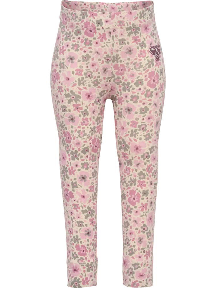 Leggings Flower - Pink Nectar - 74 | Barnkläder - Underdelar - Leggings | BabyMode