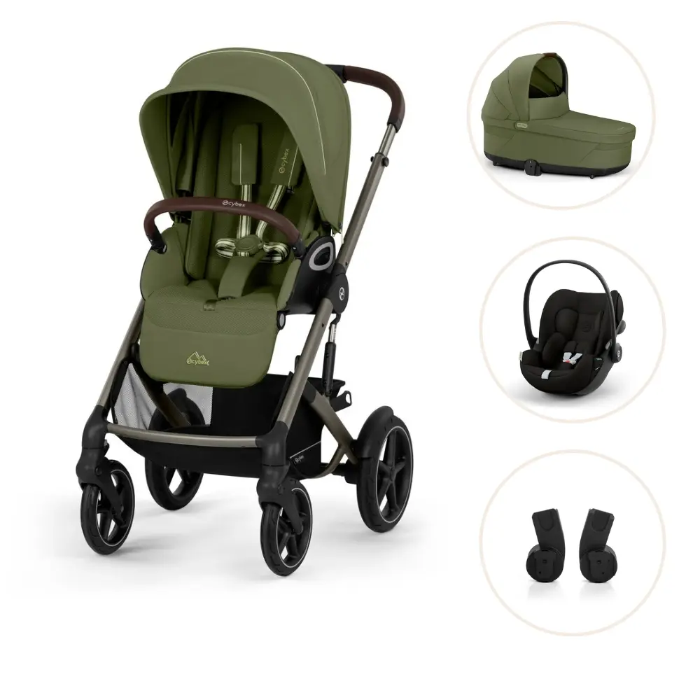 Cybex Talos S Lux 2026 Duovagn inkl. Cloud G & Adapter - Moss Green