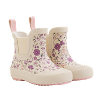 Gummistövlar m. Tryck Korta - Misty Rose