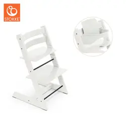 Tripp Trapp Stol & Babyset - Vit | Baby & Barn | BabyMode