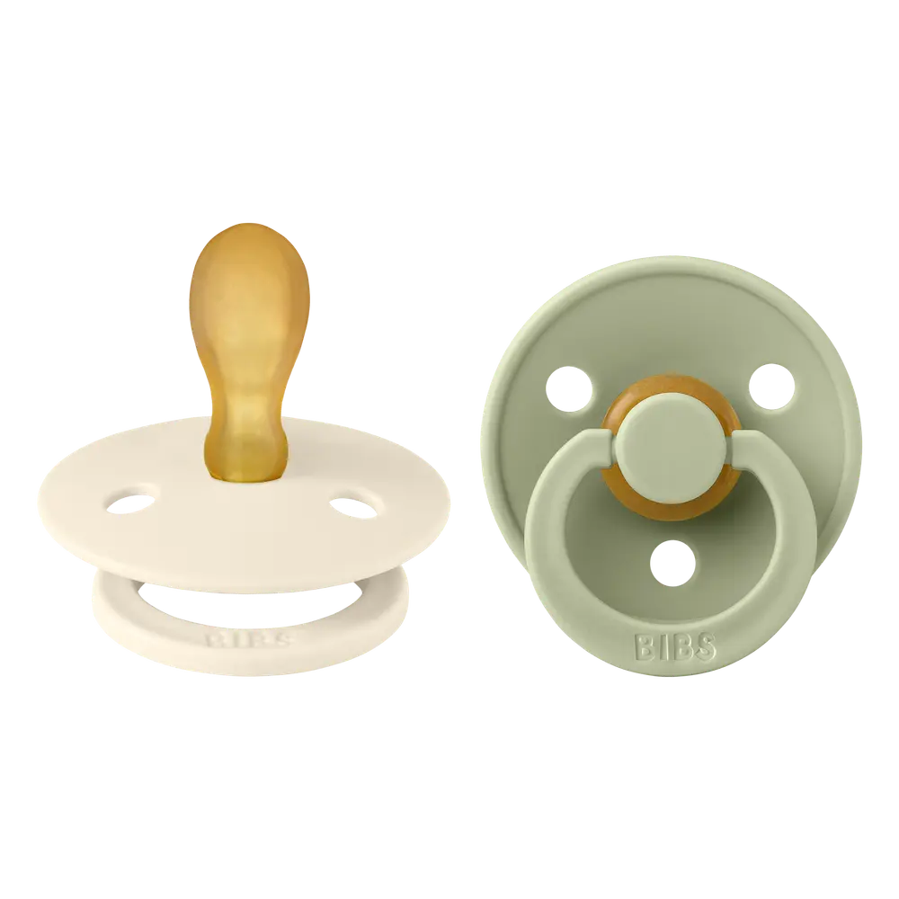 Napp Colour 2-pack Latex Symmetrisk 6-18 mån - Ivory | Baby & Barn - Sköta - Nappar | BabyMode