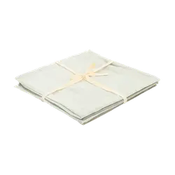 Muslinfilt (4‑pack) – Dried Sage – 65x65 | Barnrum - Textilier - Muslinfiltar | BabyMode