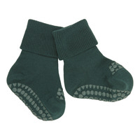 Skridsikre Strømper -  Merino Uld - Forest green