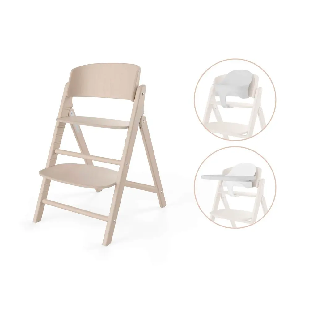 Cybex Click &Fold Barnstol 3in1 - All Natural | Baby & Barn - Äta - Barnstolar & tillbehör - Barnstolar med tillbehör | BabyMode