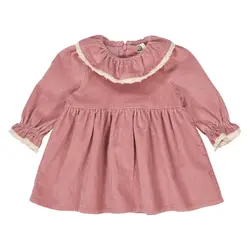 Byxor Corduroy Velour - Nostalgia Rose | Kläder - Toppar - Klänningar | BabyMode