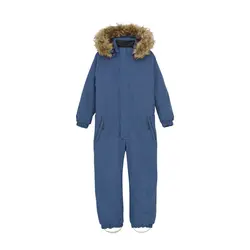 Overall med Fuskpäls - Vintage Indigo | Kläder - Ytterplagg - Overaller | BabyMode