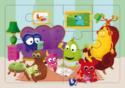 Pussel Vardagsrum 12 Bitar | Leksaker - Spel & pussel - Pussel | BabyMode