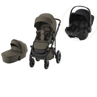 Britax Römer Smile 5Z Style Barnvagn Inkl.. Baby-Safe Core Babyskydd - Urban Olive/Space Black