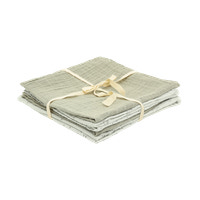 Muslinfilt (6‑pack) – Dried Sage – 65x6