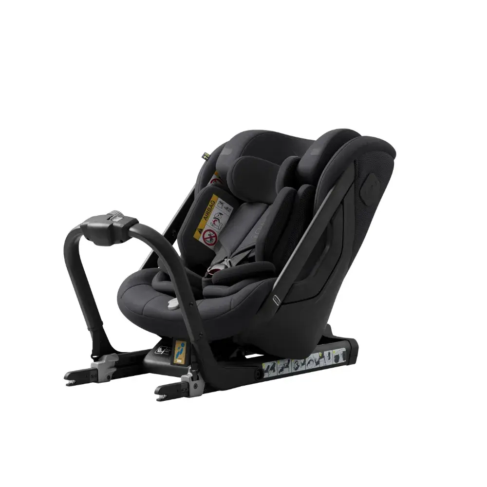 Axkid ONE+ 3 Bilbarnstol - Coastal Storm Black | Bilbarnstolar - Bakåtvända bilbarnstolar 9-36 Kg - Bakåtvända bilbarnstolar upp till 36 kg | BabyMode