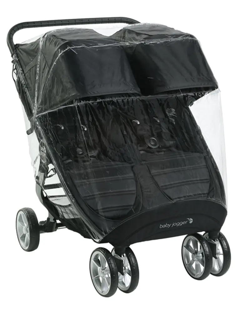 PS Selection Regnskydd Till City Mini 2 Double/GT2 Double - Svart | Barnvagnar - Barnvagnstillbehör - Regnskydd & myggnät | BabyMode