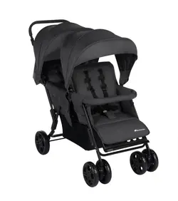 Teamy - Mineral Graphite | Barnvagnar - Syskon- & tvillingvagnar - Syskon/tvillingvagnar | BabyMode