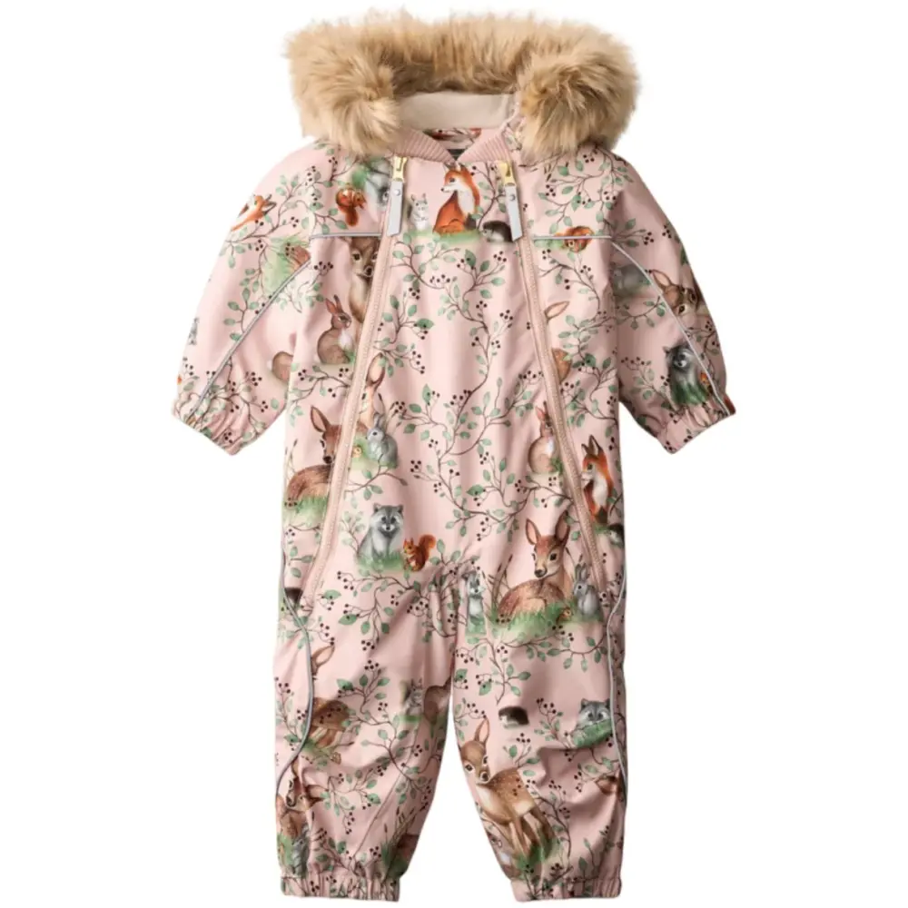 Molo Pyxis Fur Vinteroverall - Furry Friends - 104