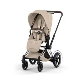 Cybex e-Priam Sittvagn - Style - Cozy Beige/Chrome Brown | Barnvagnar | BabyMode