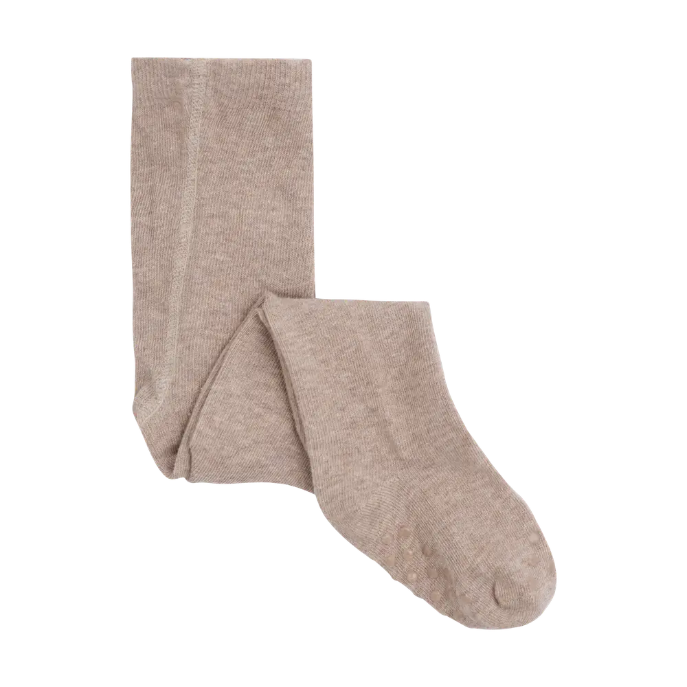 Strømpe med ABS - Mocha meringue - 68/74 | Barnkläder - Strumpor & strumpbyxor - Strumpbyxor | BabyMode