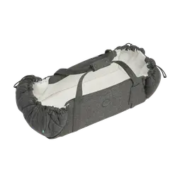 SleepCarrier X - Stormy Grey | Barnvagnar - Barnvagnstillbehör - Babynest med handtag | BabyMode