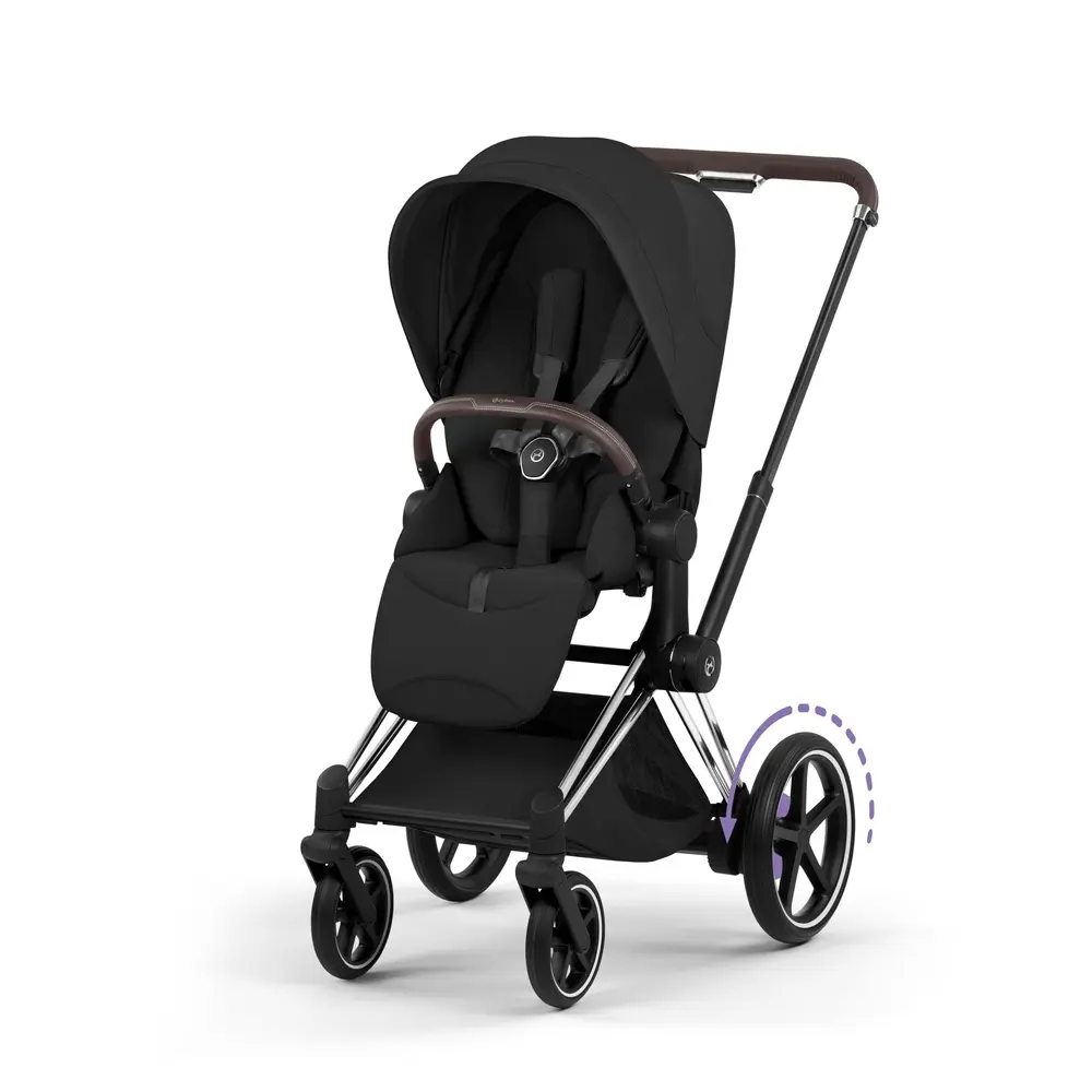Cybex e-Priam Style Sittvagn - City Grey/Chrome Brown