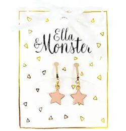 Örhänge Rose Star | Kläder - Temakläder - Festkläder & tillbehör | BabyMode
