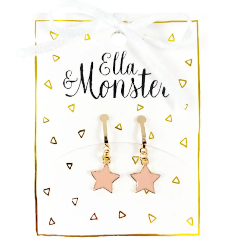 Örhänge Rose Star | Barnkläder - Temakläder - Festkläder & tillbehör | BabyMode