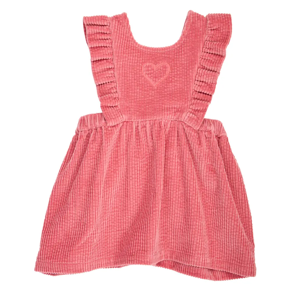 Müsli Corduroy Klänning - Baroque Rose - 80