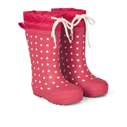 Gummistövlar Termo - Red Heart | Skor - Fodrade stövlar - Långa vinterstövlar | BabyMode