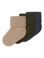 Name It Nobbu Strumpor 3-Pack - Sesame