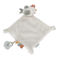 Snuttefilt Kyckling Little Farm - Vit