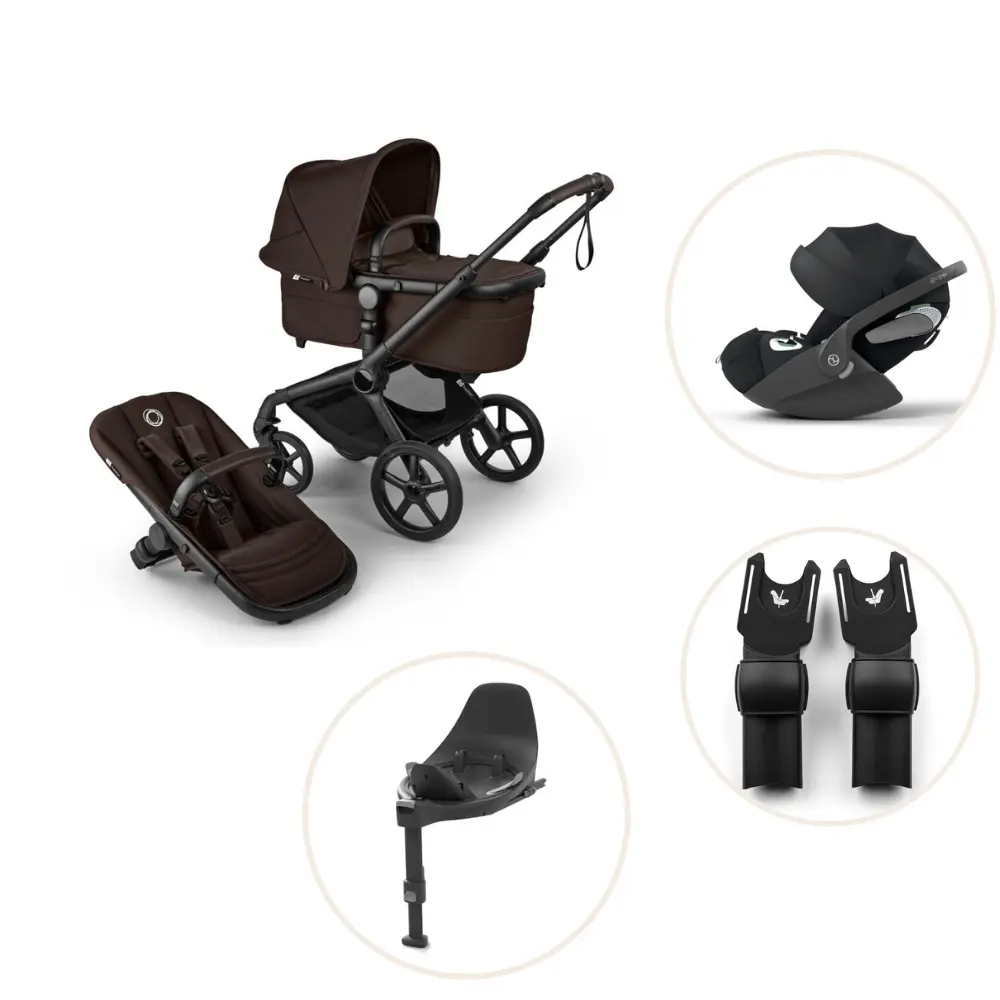Bugaboo Fox 5 Renew Barnvagn - Cocoa Brown/Black