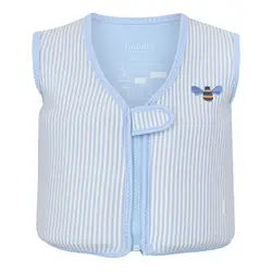 Simväst - Seersucker - Honeybee - Blue