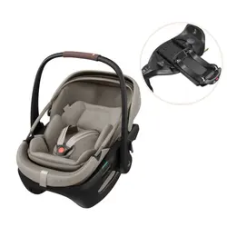 Coral Slide Pro Babyskydd inkl. Familyfix Slide Pro Base - Sapphire Sand | Bilbarnstolar | BabyMode