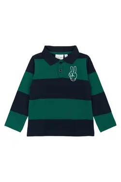 Långärmad Piké Polo Pinon - Navy Blazer | Kläder - Toppar - Blusar | BabyMode