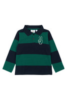 Långärmad Piké Polo Pinon - Navy Blazer