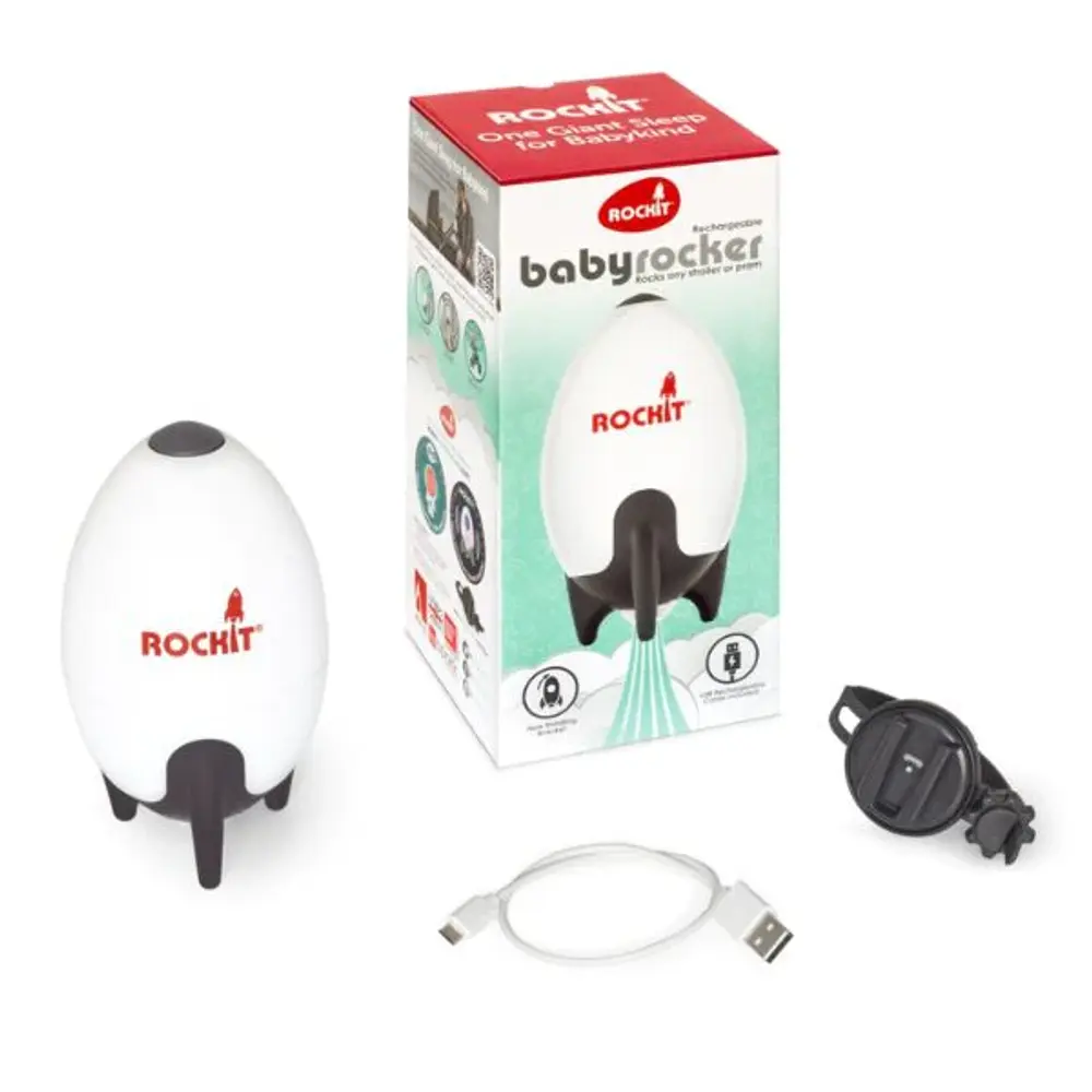 Rockit MK2 Baby Rocker - Vit | Barnvagnar - Barnvagnstillbehör - Babyrockers | BabyMode