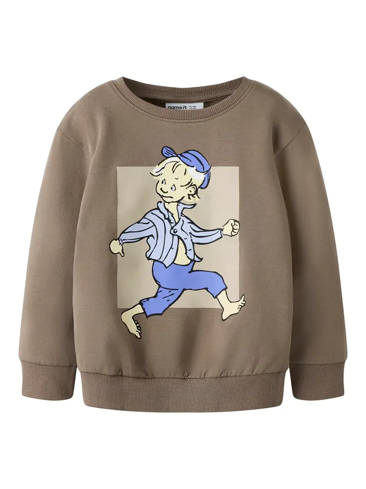 Name It Ole Emil Sweatshirt - Walnut - 116