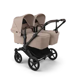 Donkey 6 tvillingvagn - Desert taupe melange | Barnvagnar | BabyMode