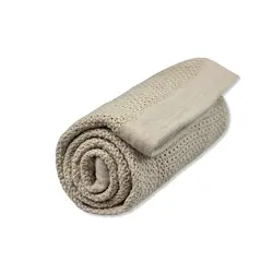 Filt Soft Grid EKO - Pebble Greige | Barnrum - Textilier - Filtar & swaddlers | BabyMode