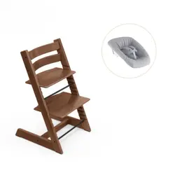 Tripp Trapp Stol bok & Newborn Set - Warm Brown Bok | Baby & Barn | BabyMode