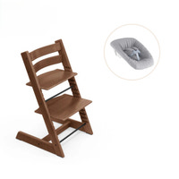Stokke® Tripp Trapp Stol Bok Warm Brown Inkl. Newborn Set 