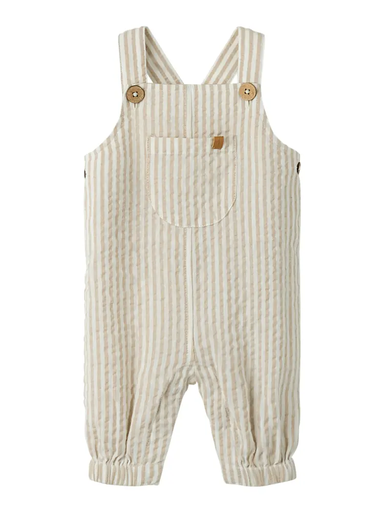 Fausto Hängselbyxor - Coconut Milk - 56 | Barnkläder - Underdelar - Hängsel & jumpsuits | BabyMode