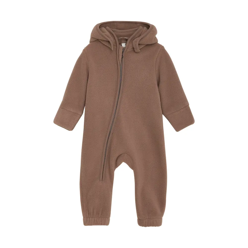 Overall Fleece - Coca Mocha - 62 | Barnkläder - Ytterplagg - Barnvagnsoveraller | BabyMode