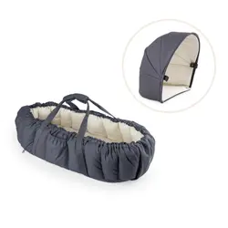 3-in-1 Babynest med sufflett- Blue