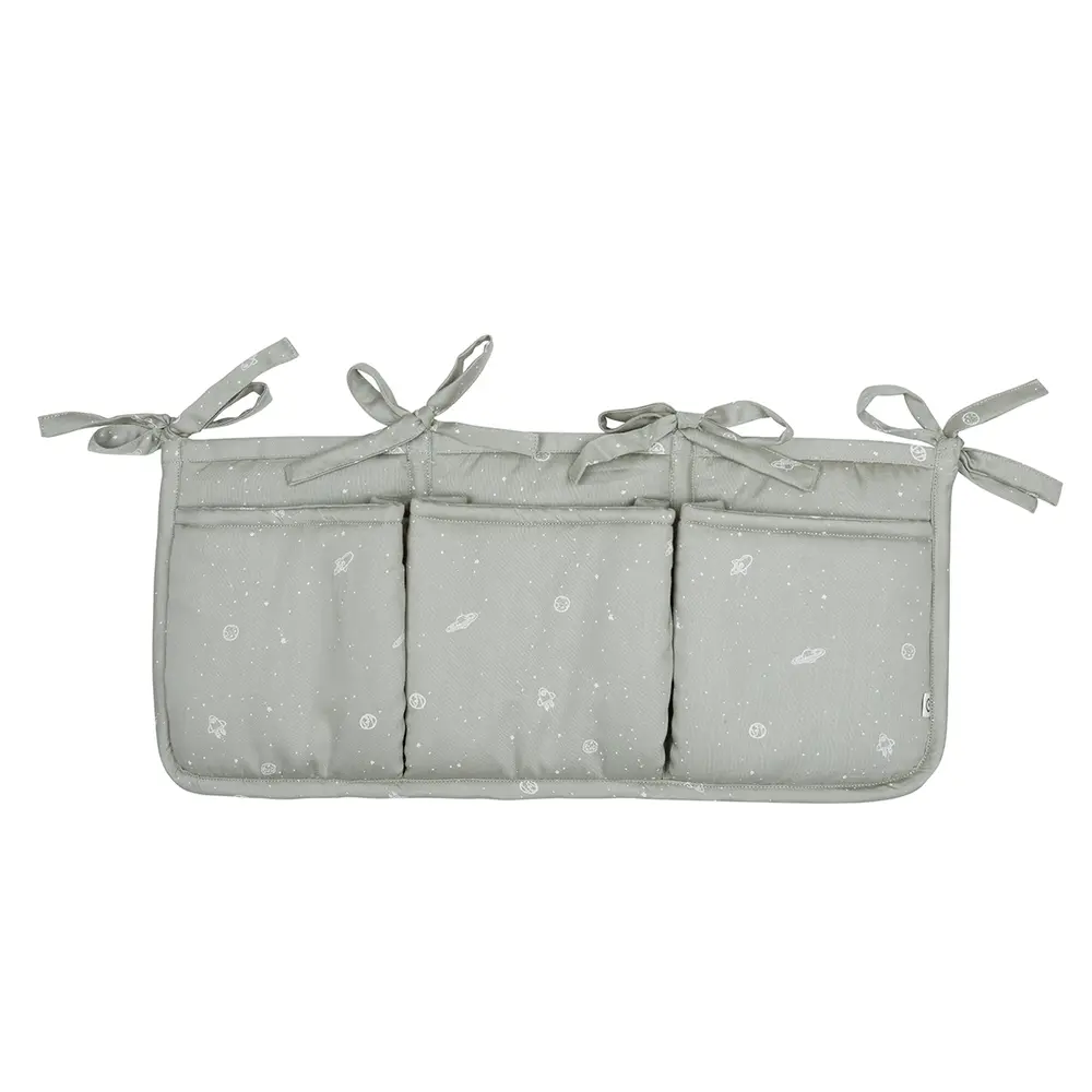 Müsli Cosmos Sängficka/Organizer - Green/Cream