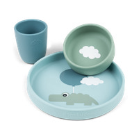 Matset Silkon Happy Clouds - Blue
