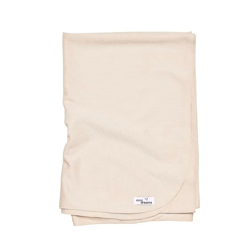 Mini Dreams Uv-filt Mesh UV 50+ 90x130 - Sand | Barnrum - Textilier - Filtar & swaddlers | BabyMode