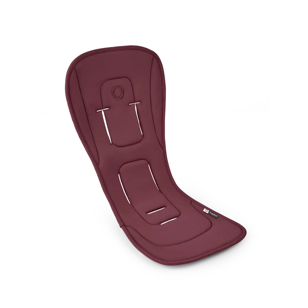 Bugaboo Dual Comfort Sittdyna - Dark Cherry | Barnvagnar - Barnvagnstillbehör - Barnvagnsdynor | BabyMode