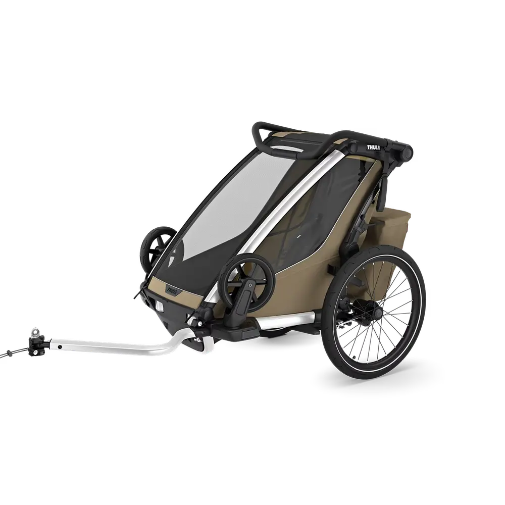 Thule Chariot Cross Gen 3 Single Cykelvagn - Faded Khaki | Barnvagnar - Cykelvagnar - Cykelvagn | BabyMode