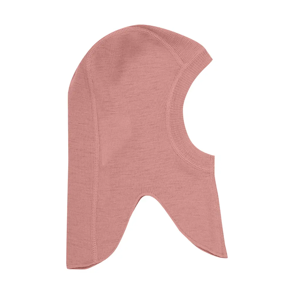 Balaclava Ull Solid - Light Mahogany Melange - 90 | Barnkläder - Ull - Ullmössor, ullvantar och ulltossor | BabyMode
