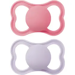 Silikon Napp Air 2-pack - Rosa | Baby & Barn - Sköta - Nappar | BabyMode